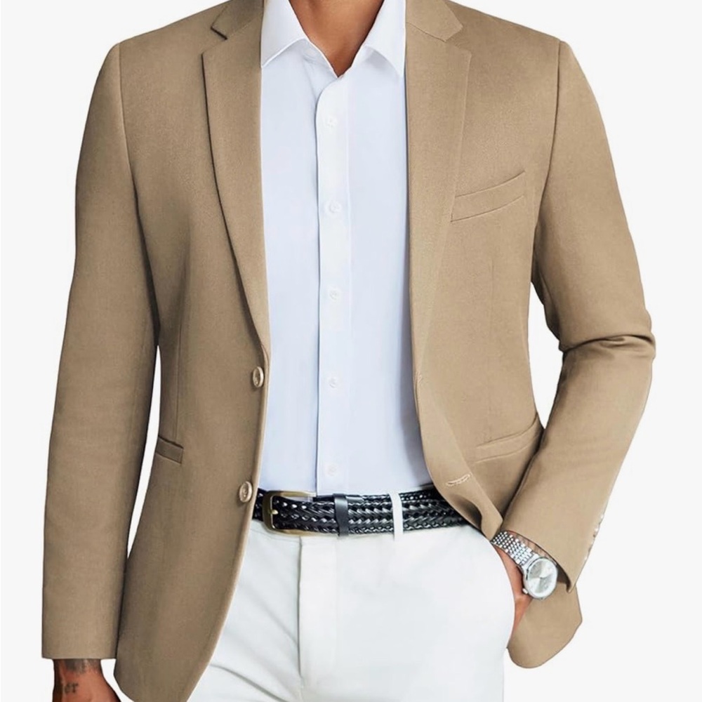 Classic Men's Tan Blazer